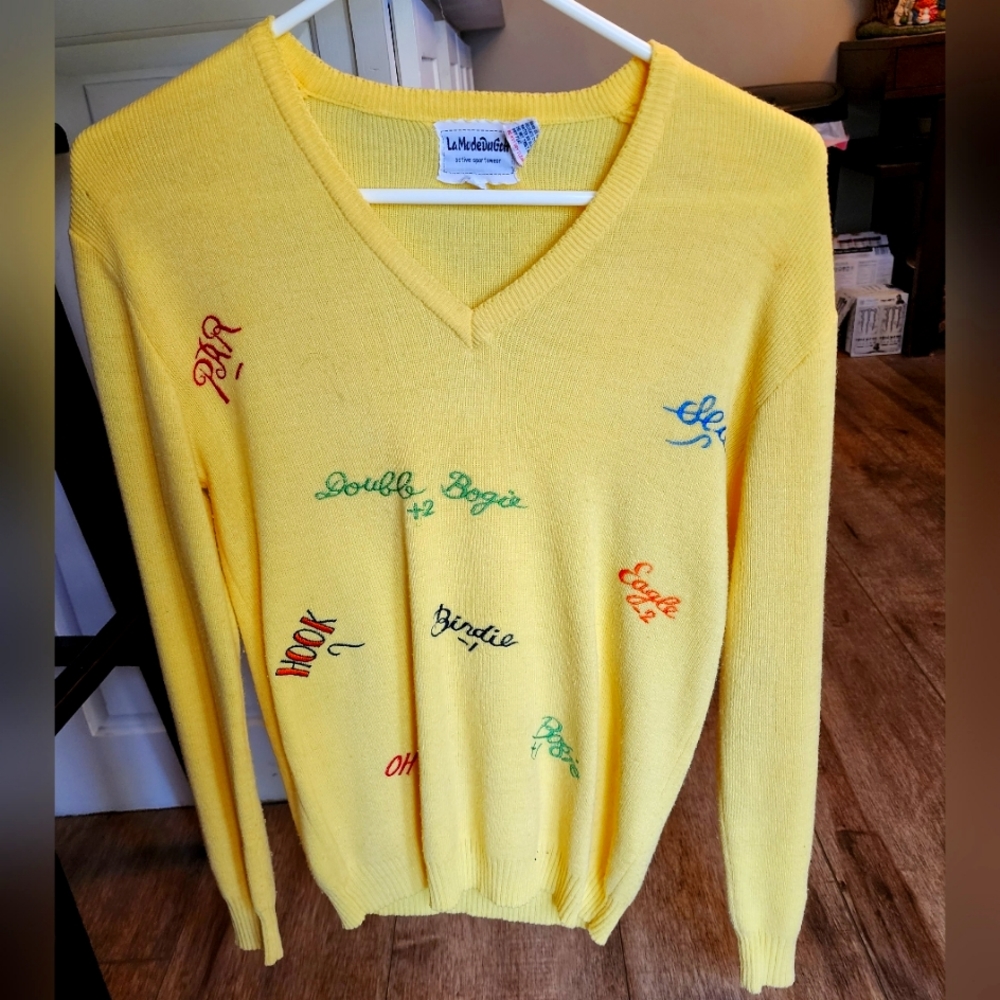Vintage LaModeDuGolf Sweater